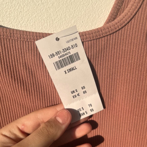 Abercrombie and Fitch- ribbed Form fitting dress! NEW WITH TAGS - Picture 2 of 3